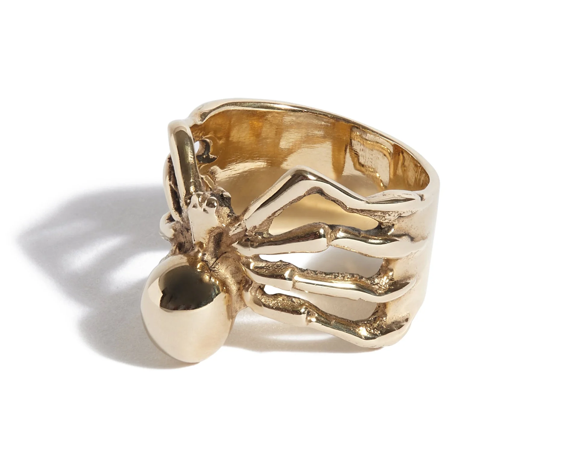 9ct Gold Spider Ring - Image 4