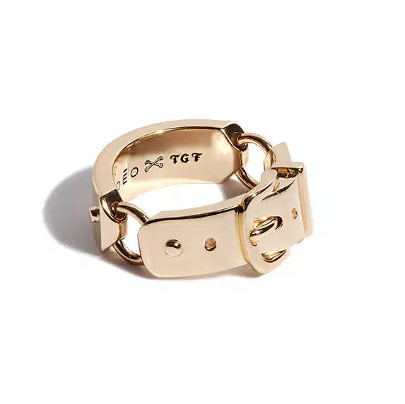 The 9ct Gold Belt Ring - Image 4