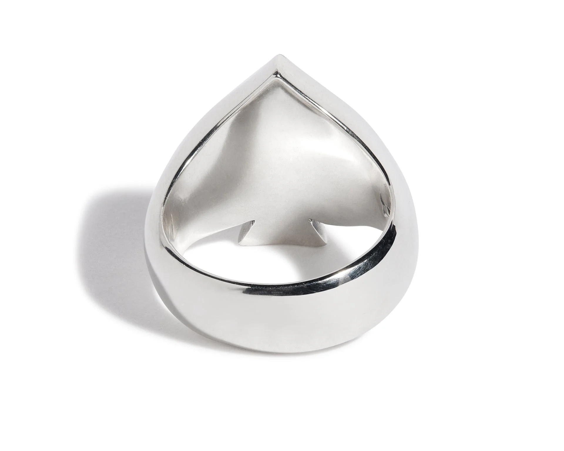 Enamel Ace of Spades Ring - Image 5