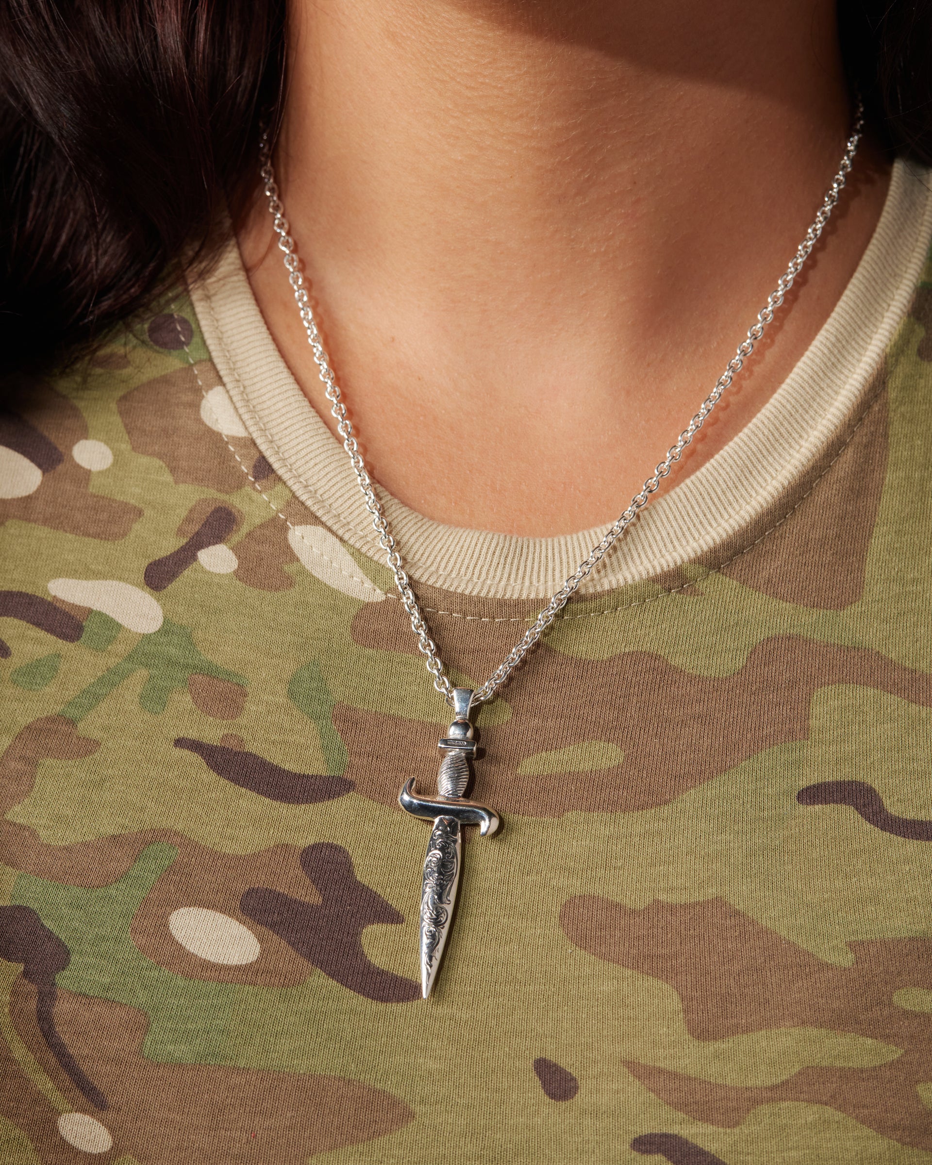 Engraved Dagger Pendant - Image 3