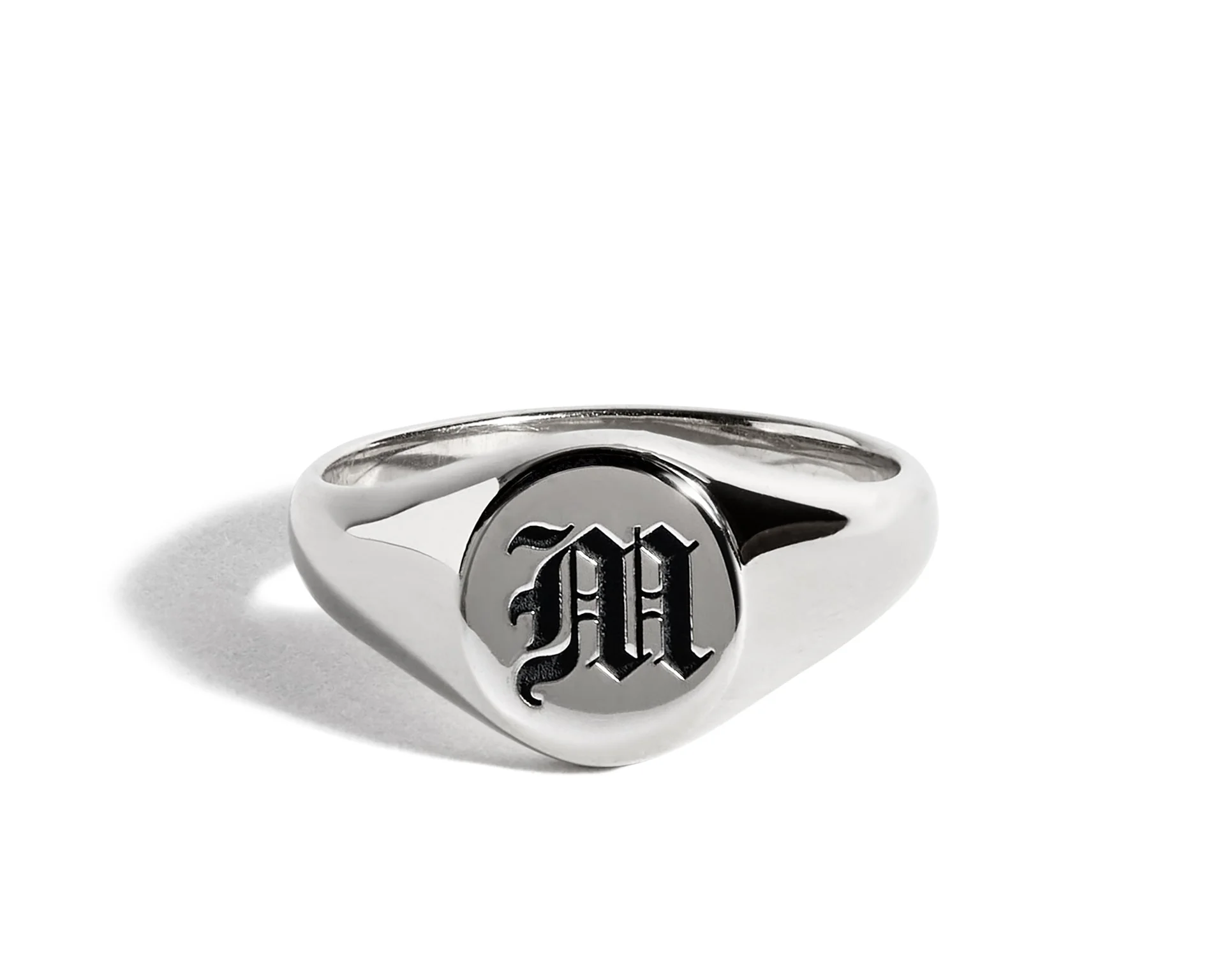 Engraved Small Signet Ring - Image 6