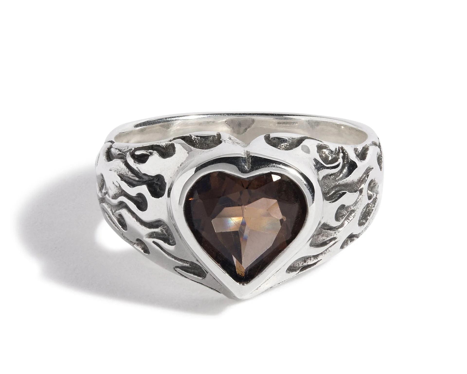 Flaming Heart Gem Ring - Image 5