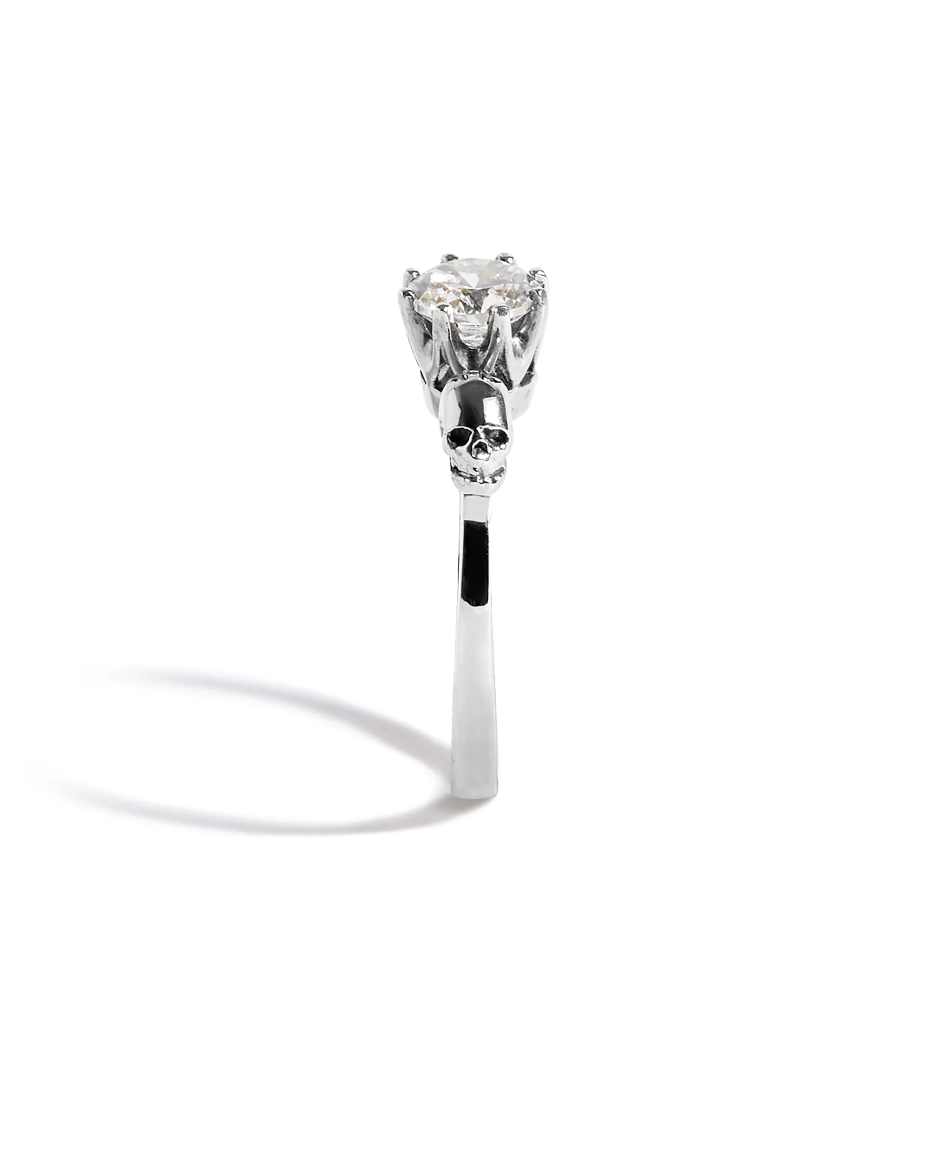 Forever After Engagement Ring with a Natural White Diamond - Image 3