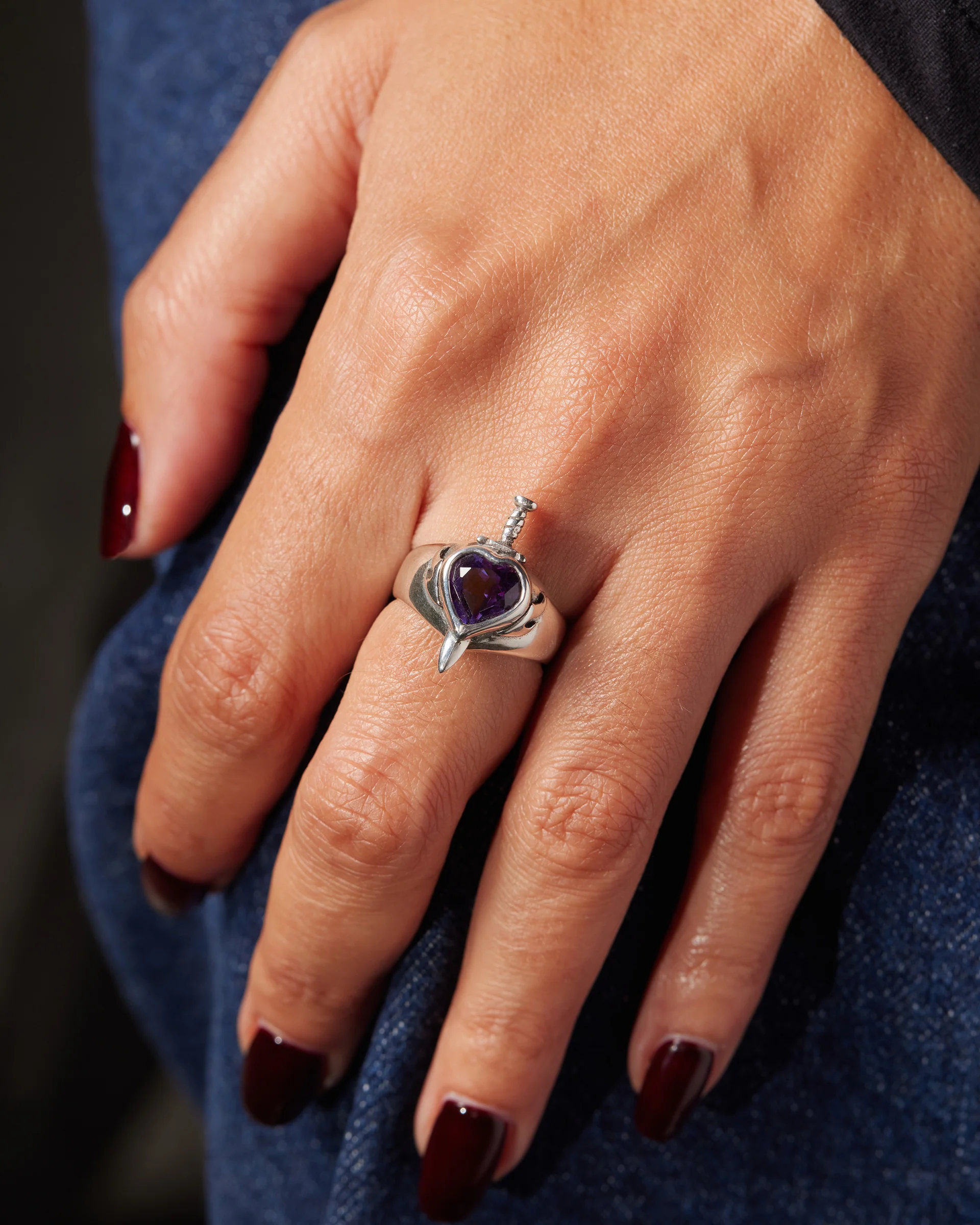 Heart & Dagger Ring - Image 10
