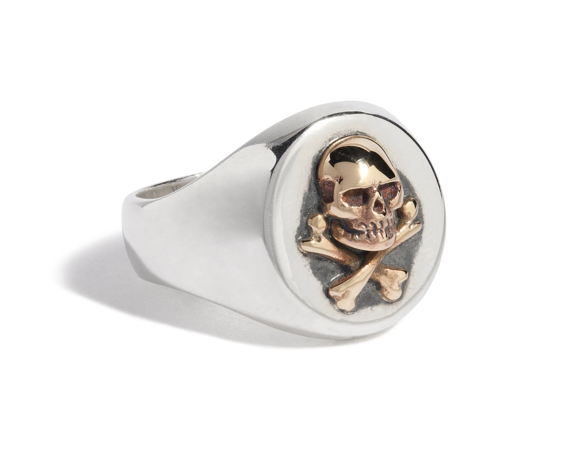 Gold Skull & Crossbones Signet - Image 3