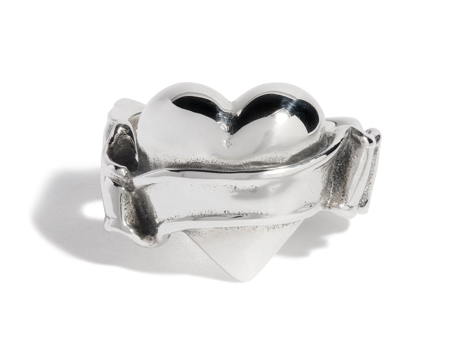 Heart and Banner Ring - Image 2