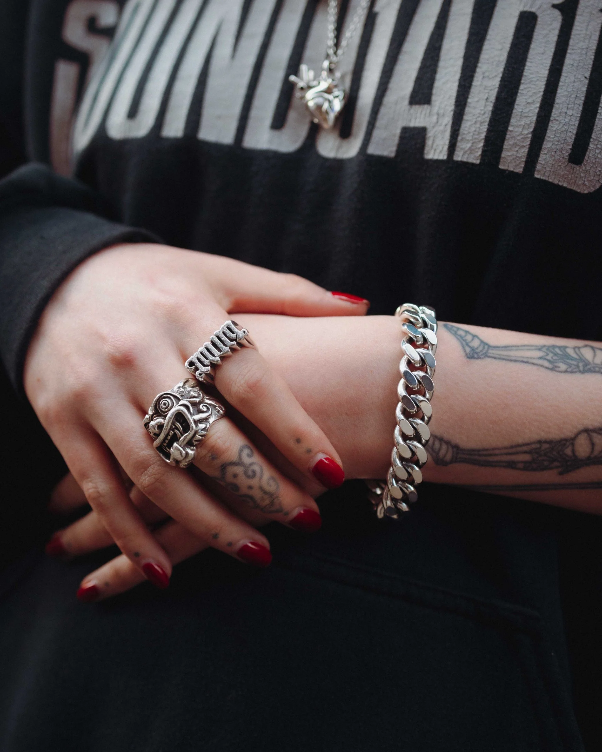 Heavy Metal Curb Bracelet - Image 3
