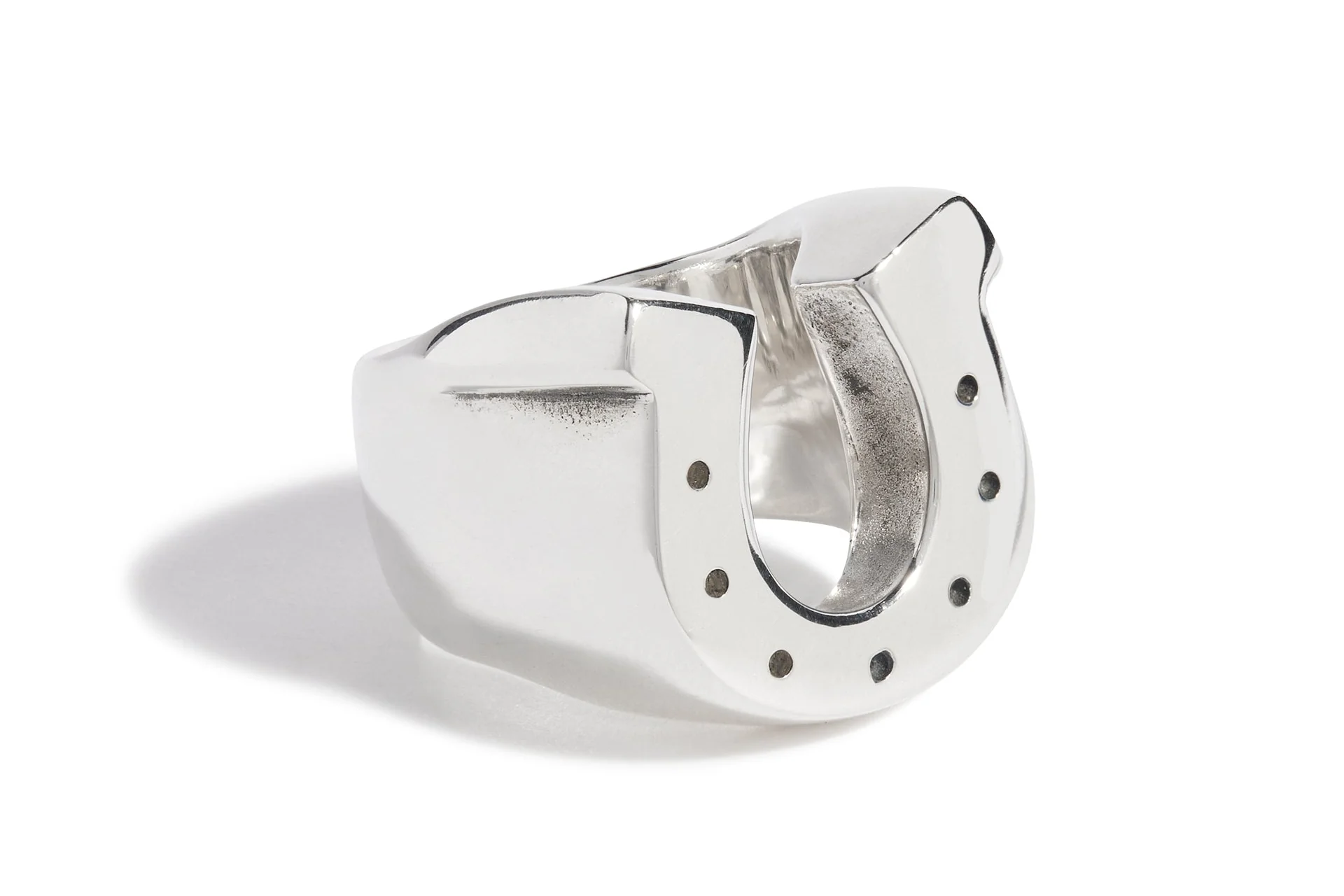 Horseshoe With Dots Ring - Image 3