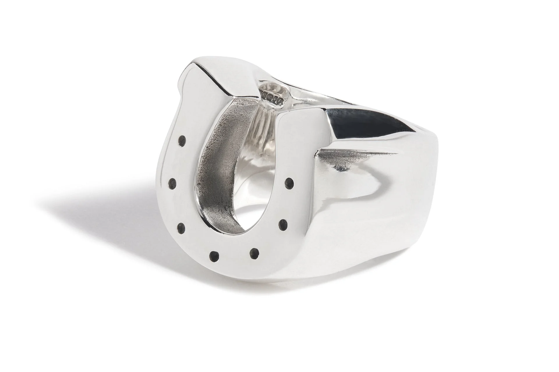 Horseshoe With Dots Ring - Image 4