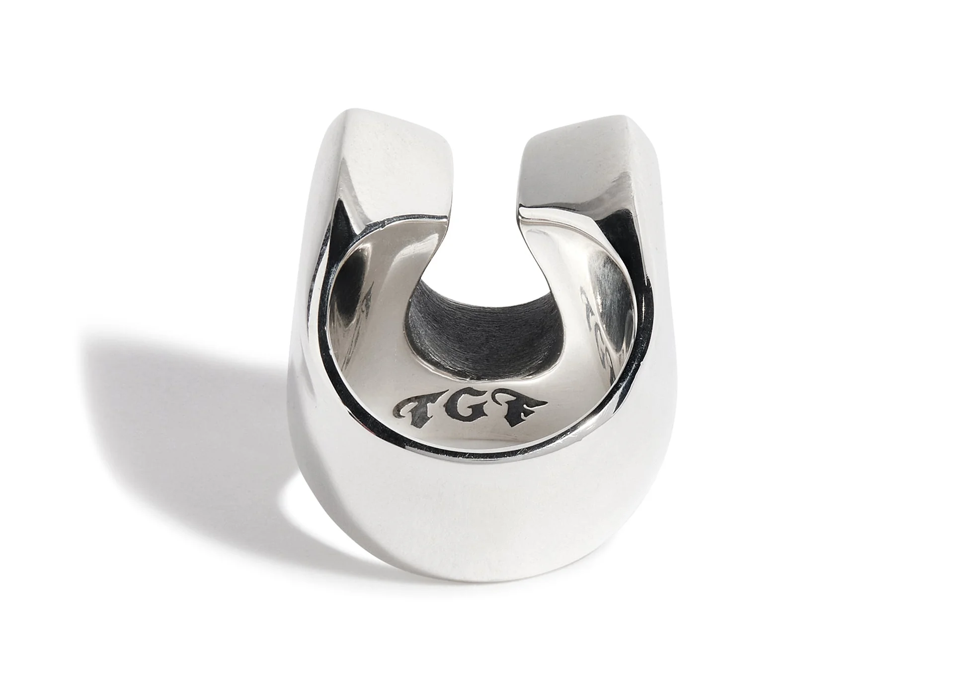 Horseshoe With Dots Ring - Image 5