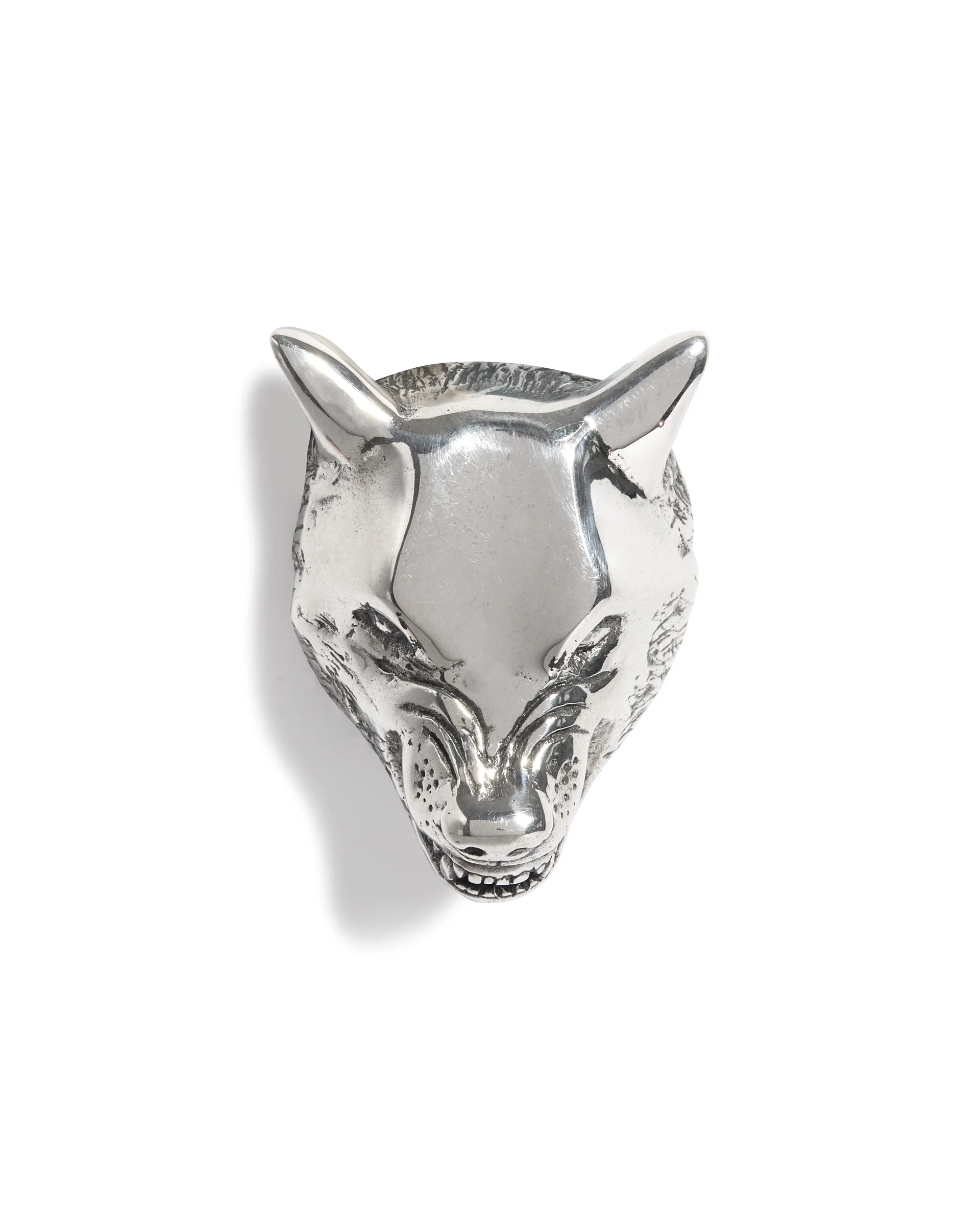 Large Wolf Head Pendant - Image 3
