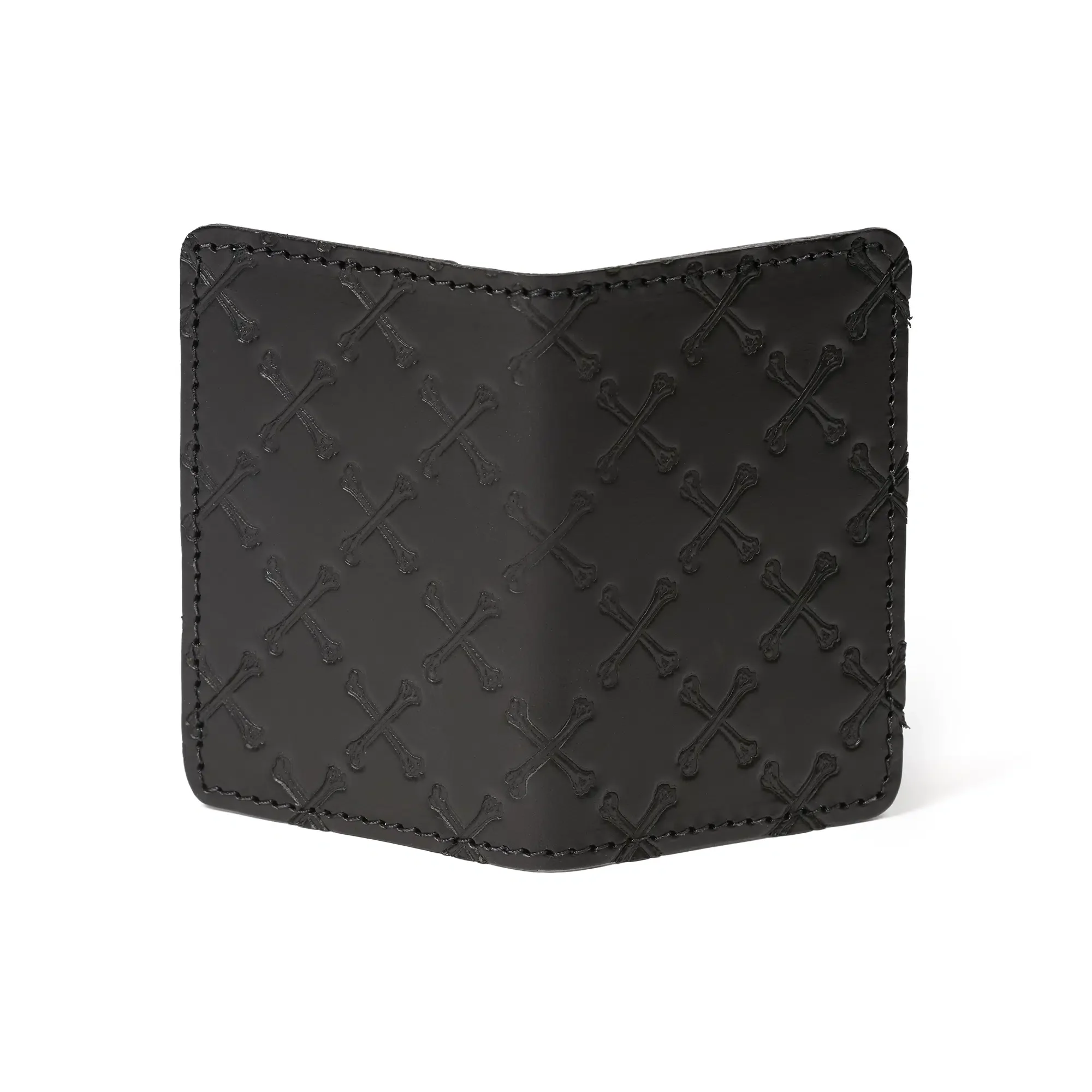 Leather Monogram Card Holder