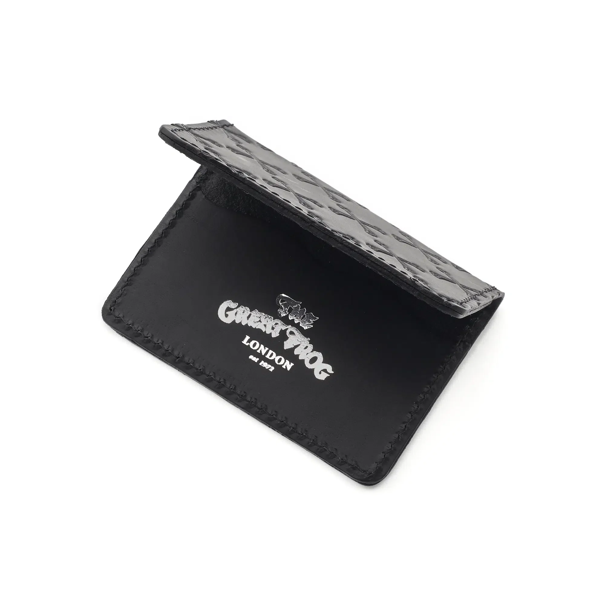 Leather Monogram Card Holder - Image 2