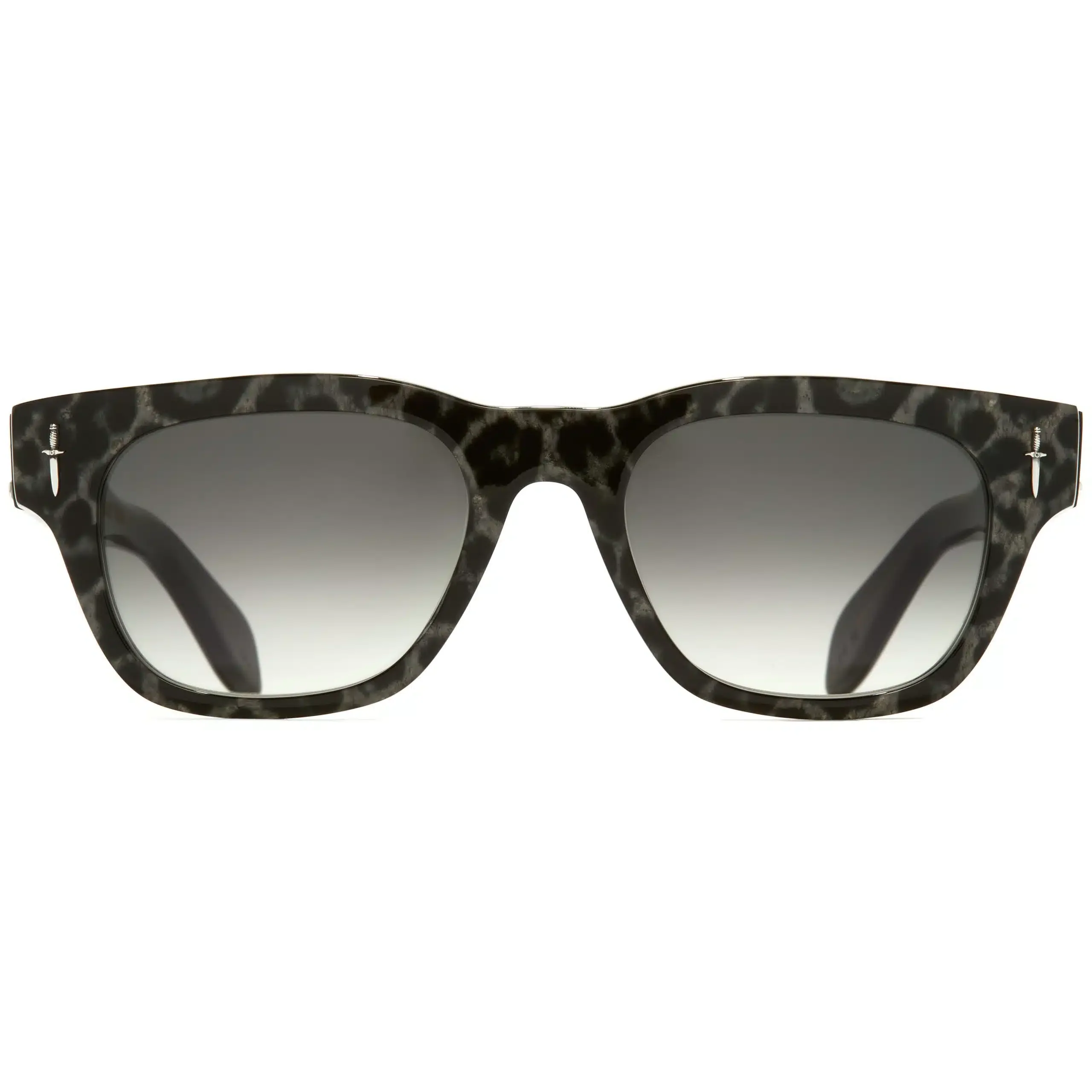 Leopard on Black Crossbones Sunglasses - Image 2