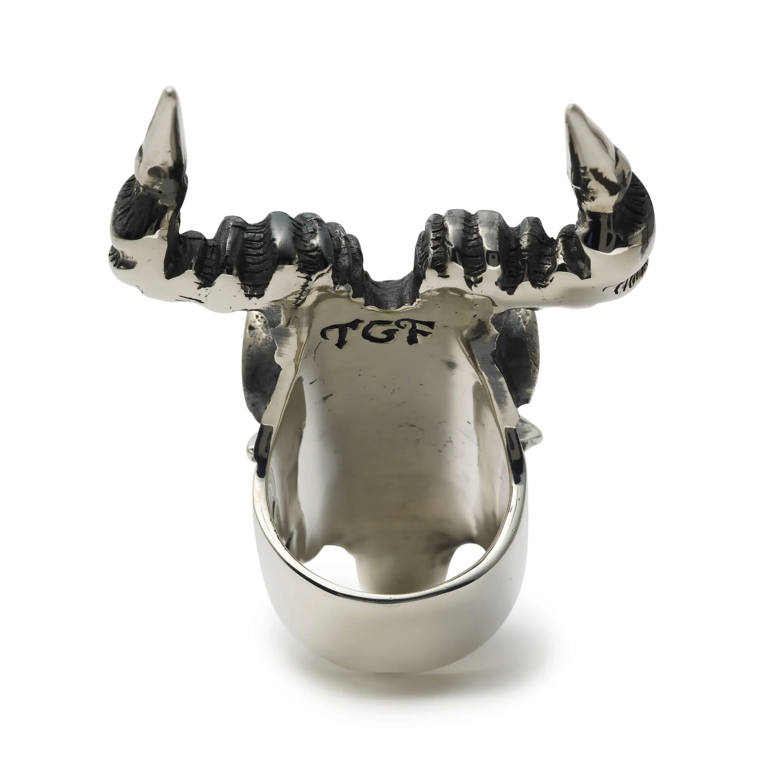 Medium Kudu Skull Ring - Image 3
