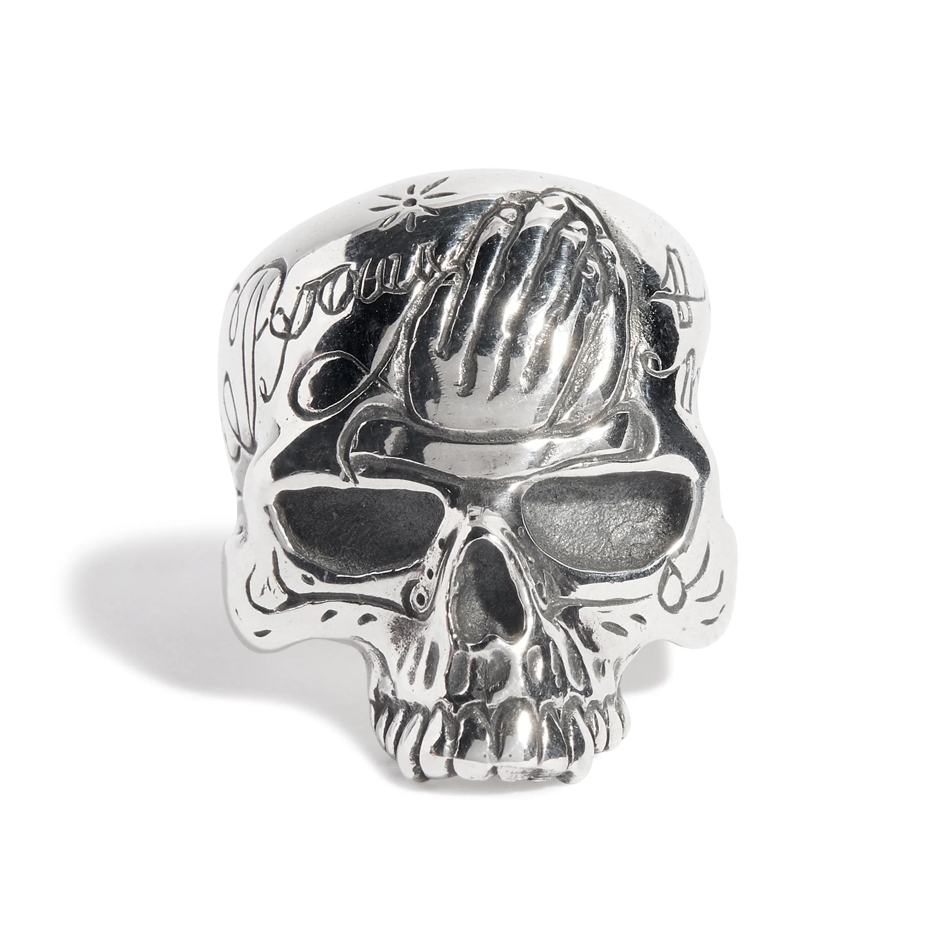 Pray For Me Skull Ring - Image 2