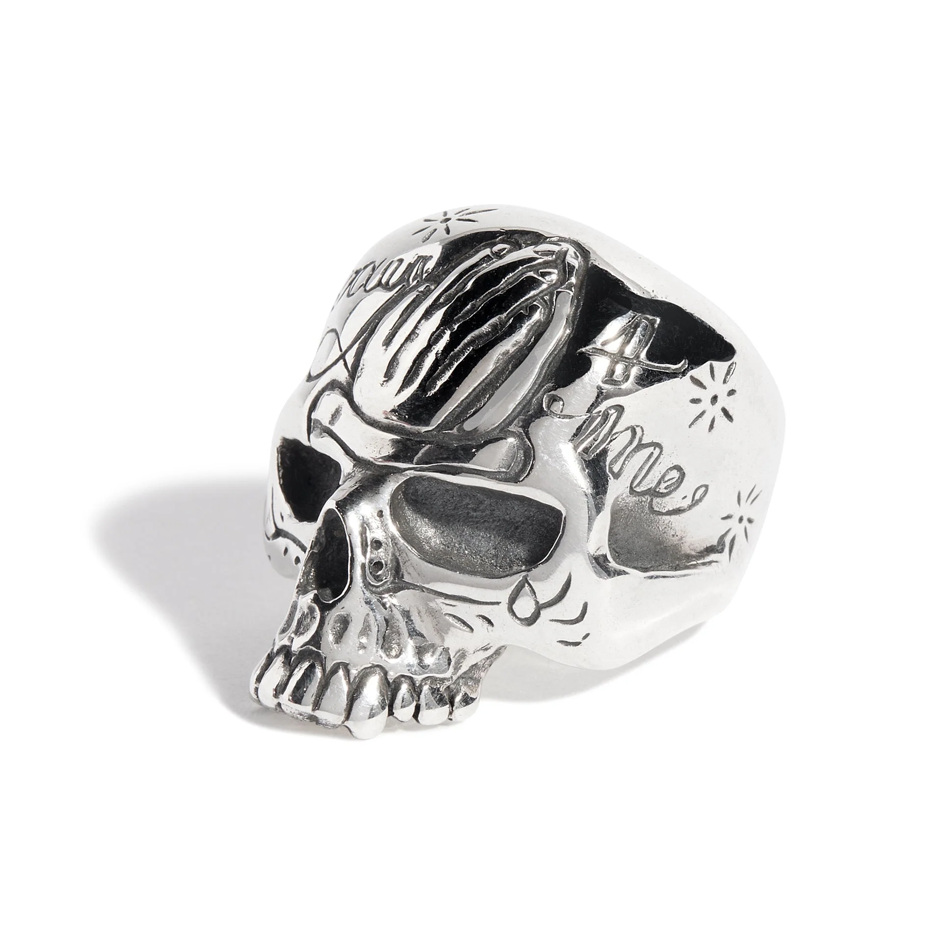 Pray For Me Skull Ring - Image 3