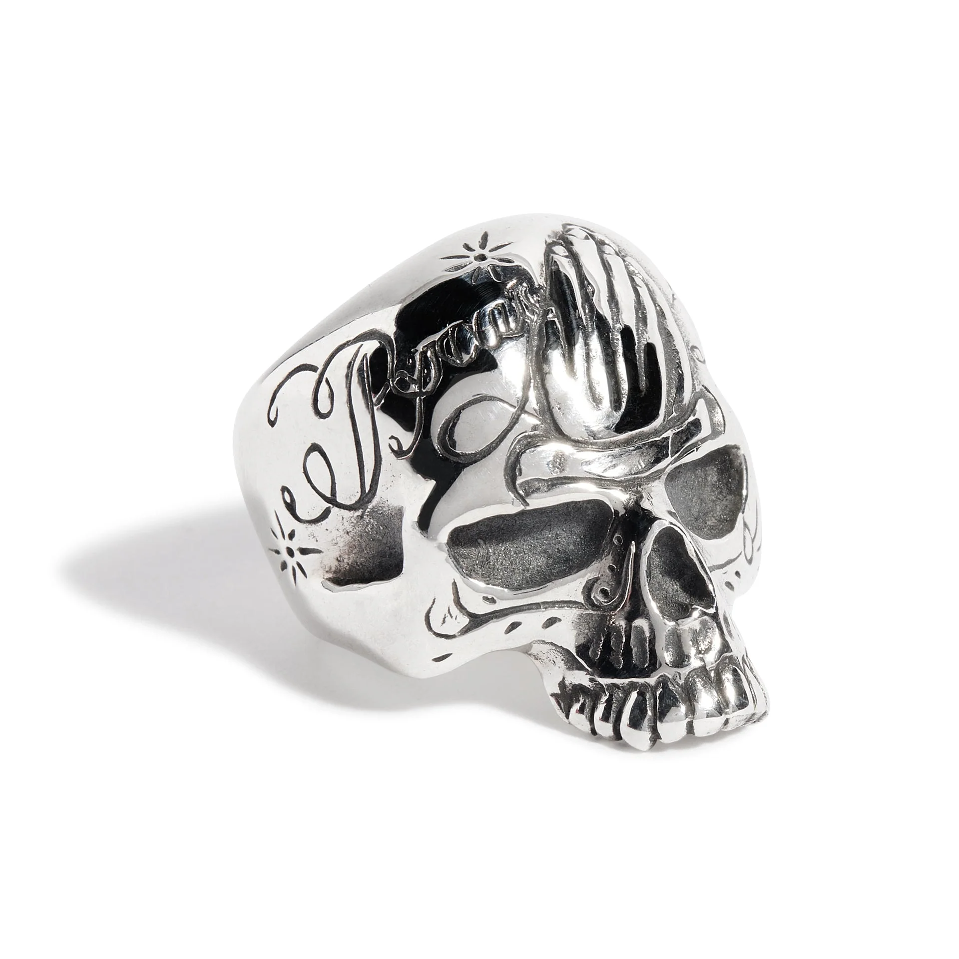 Pray For Me Skull Ring - Image 4