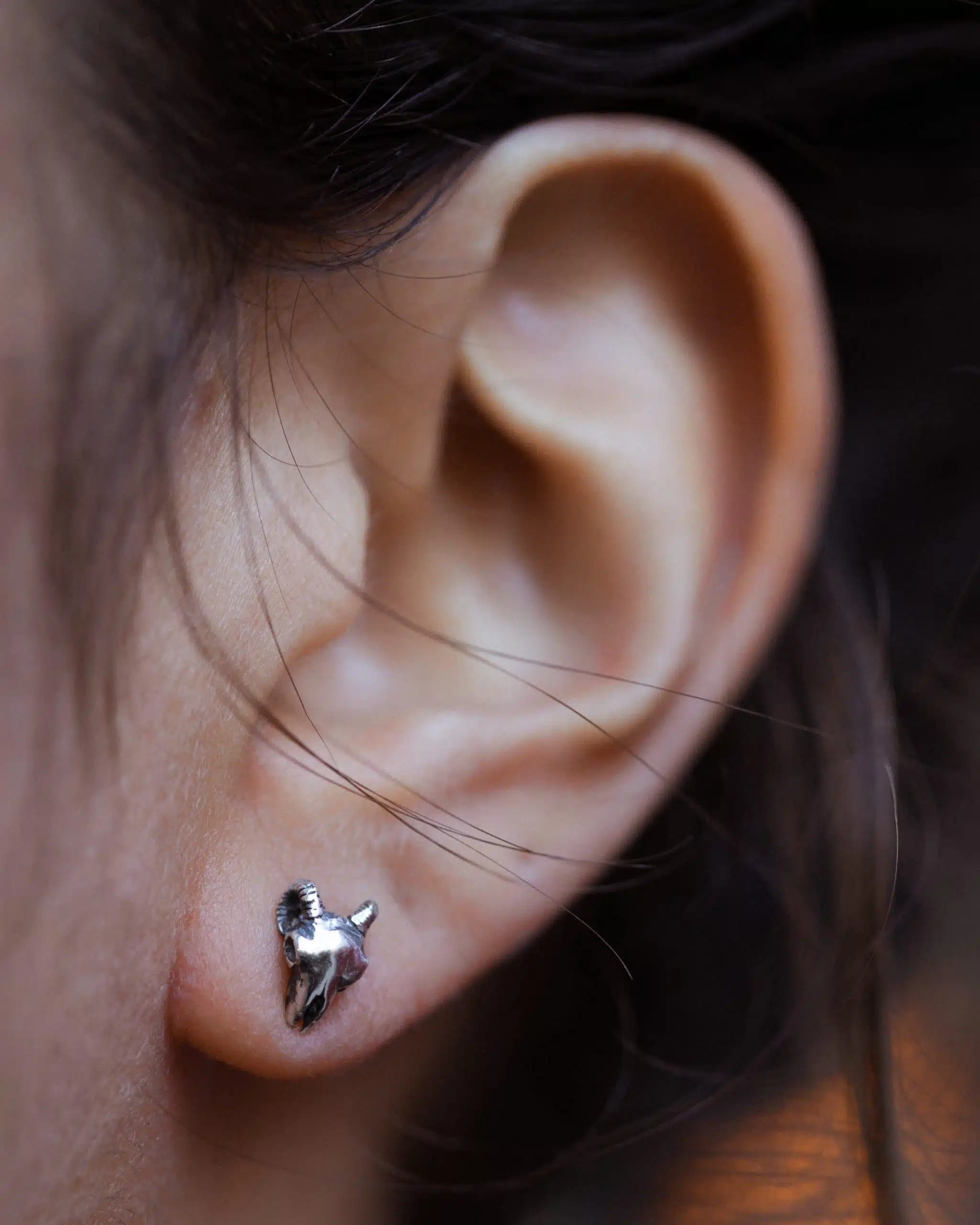 Ram Skull Stud (Single) - Image 3