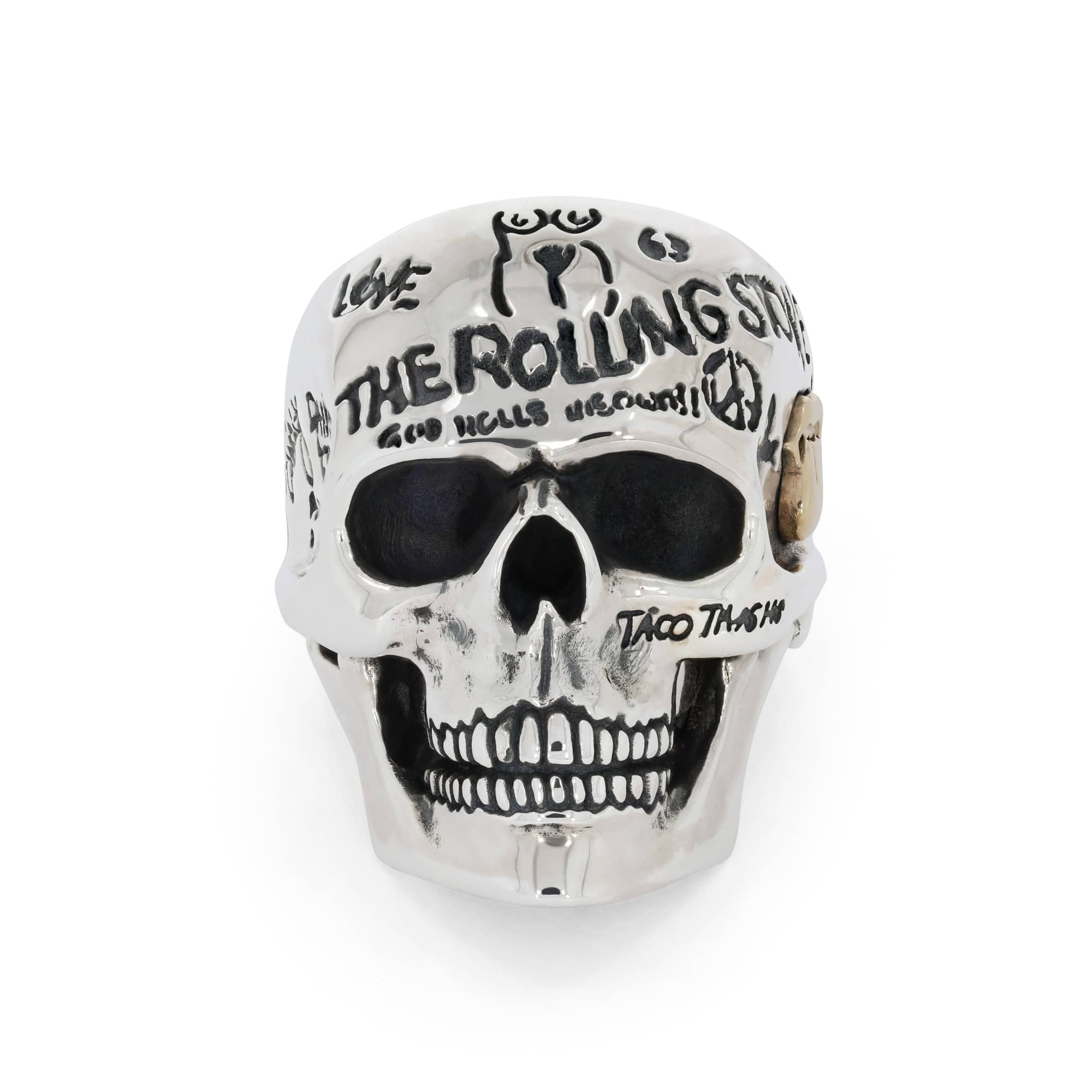 Rolling Stones Beggars Banquet Defaced Skull - Image 3