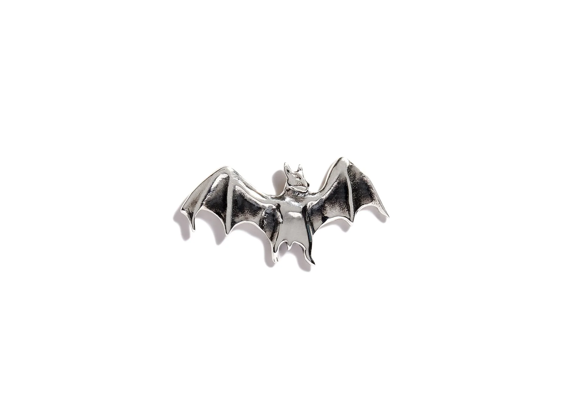 Silver Bat Earring (Single) - Image 2