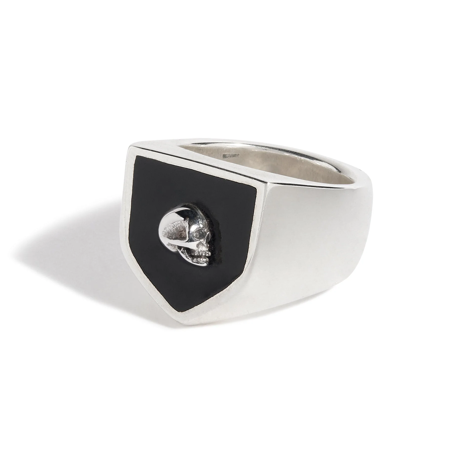 Skull Shield Ring (Sterling Silver Skull) - Image 6