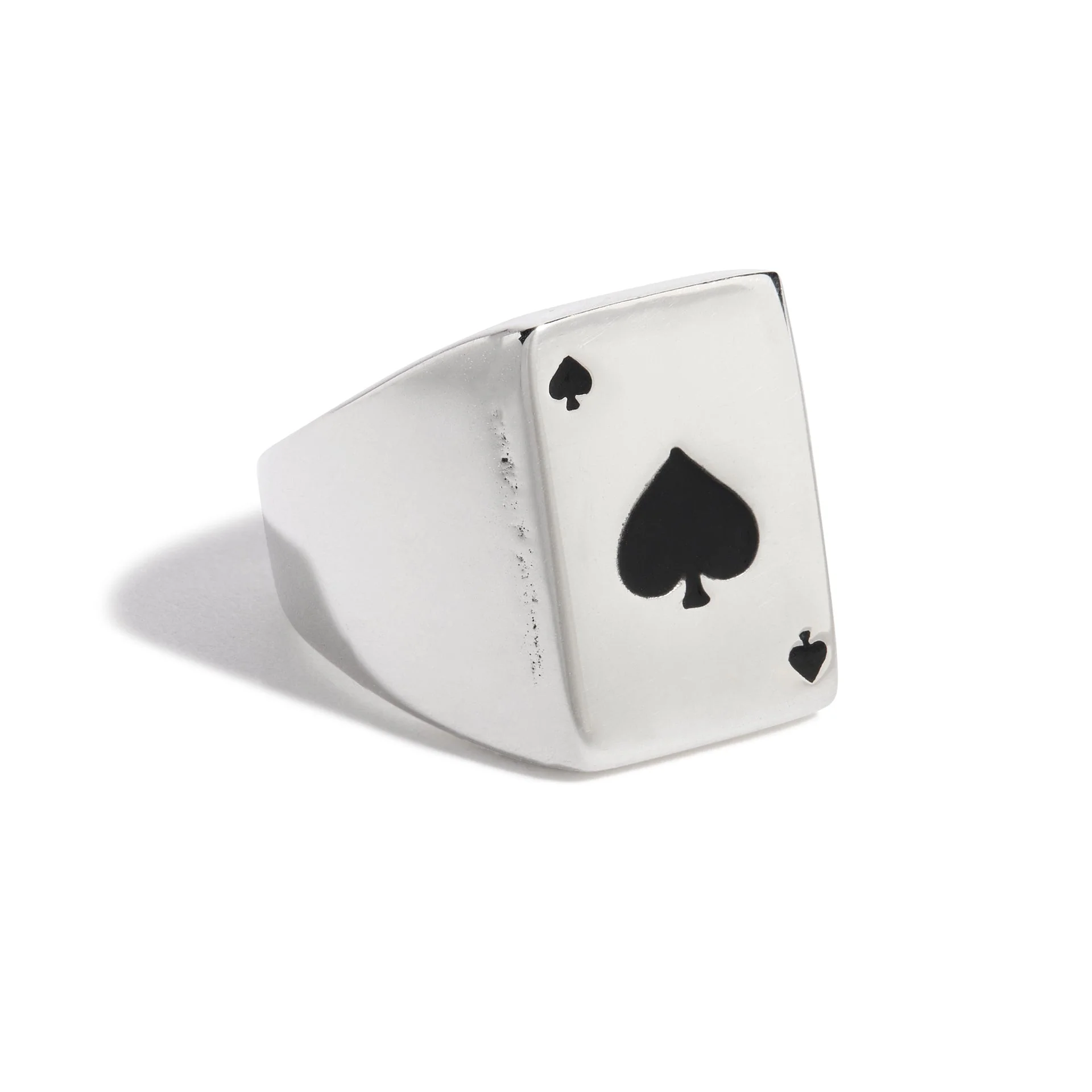 Small Ace of Spades Card Ring - Image 3