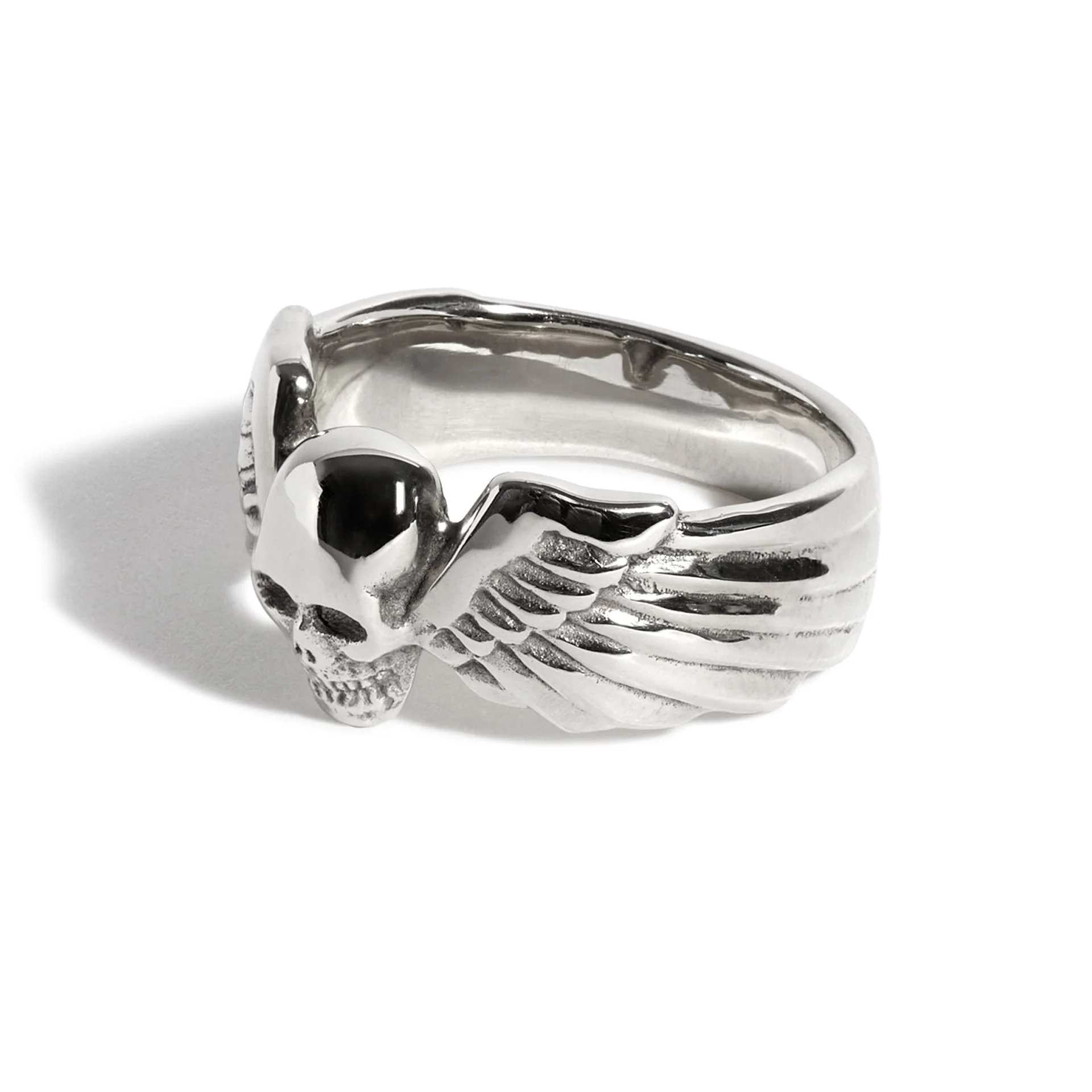 Small Winged Skull Ring - Image 2