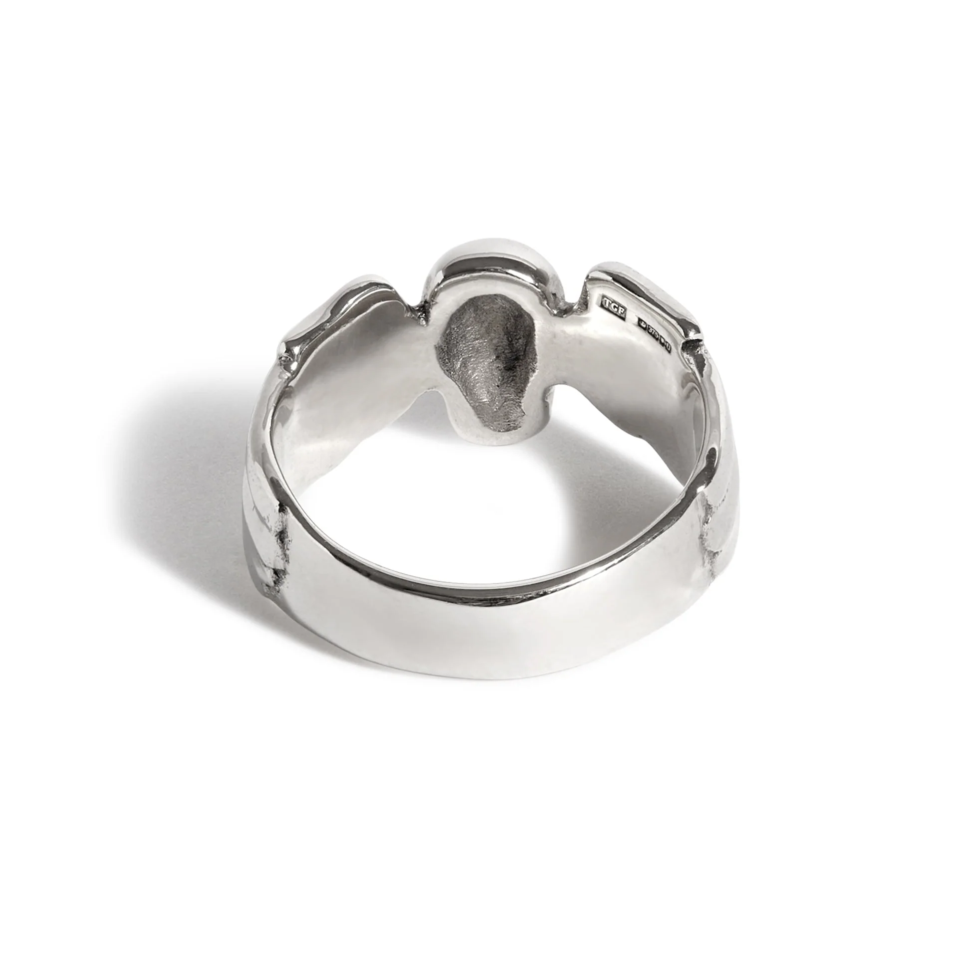 Small Winged Skull Ring - Image 4