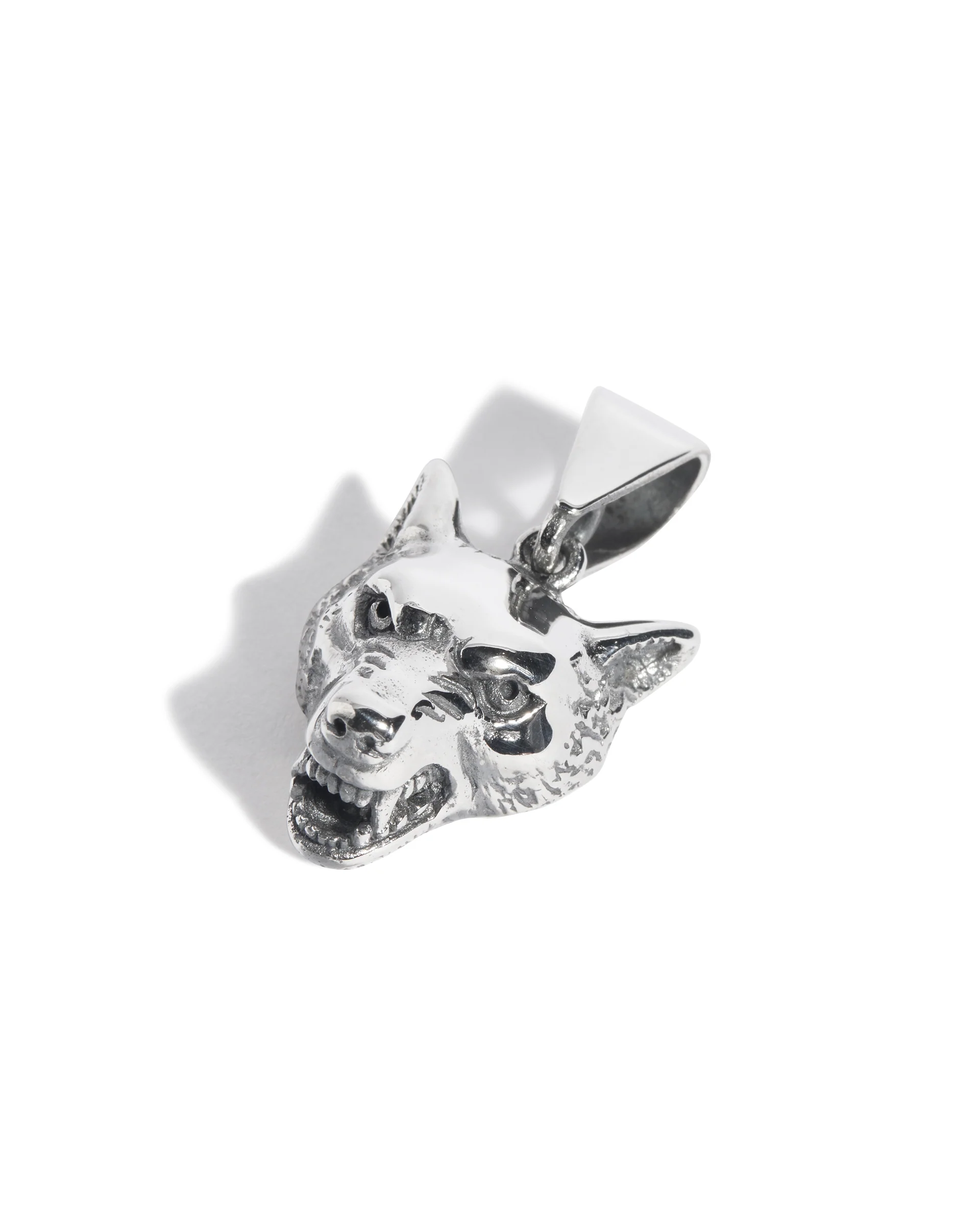 Small Wolf Head Pendant - Image 2