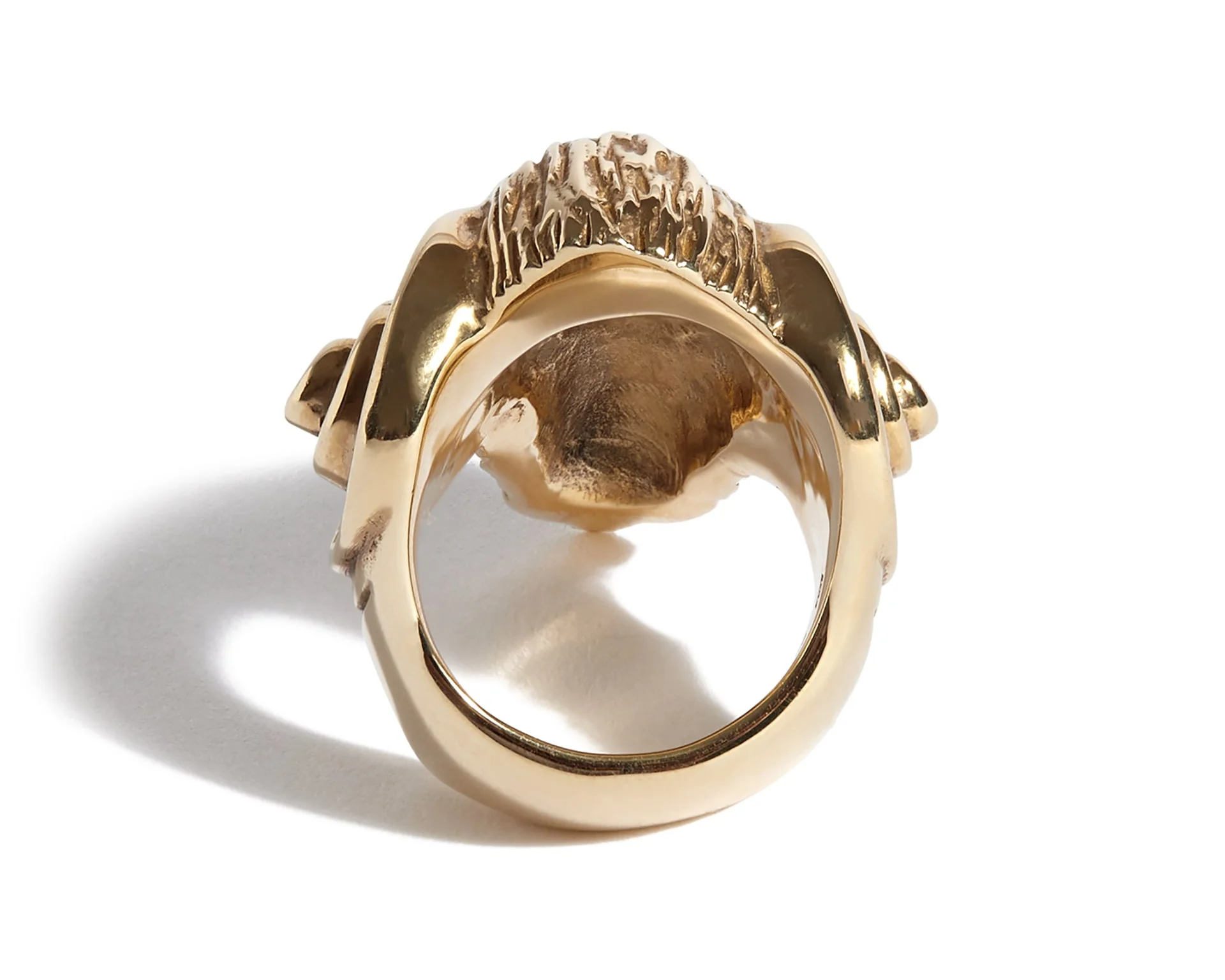 Solid 9ct Gold Ancient Goat Ring - Image 5
