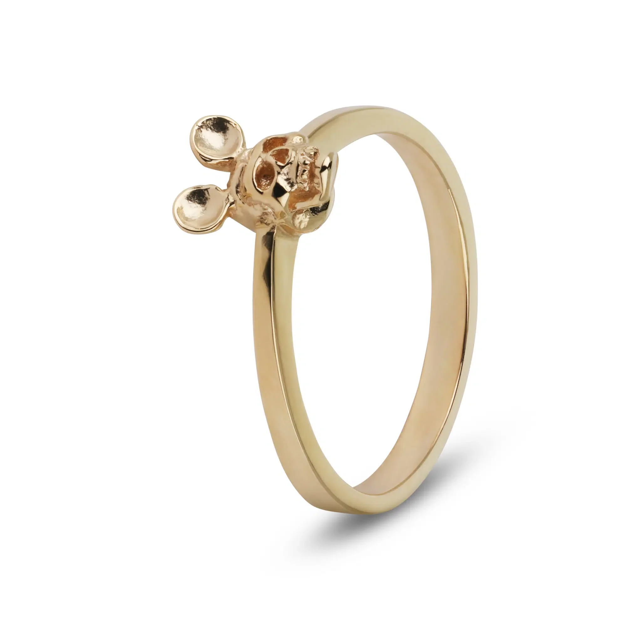 Solid 9ct Gold Micro Michael Rodent Ring - Image 3