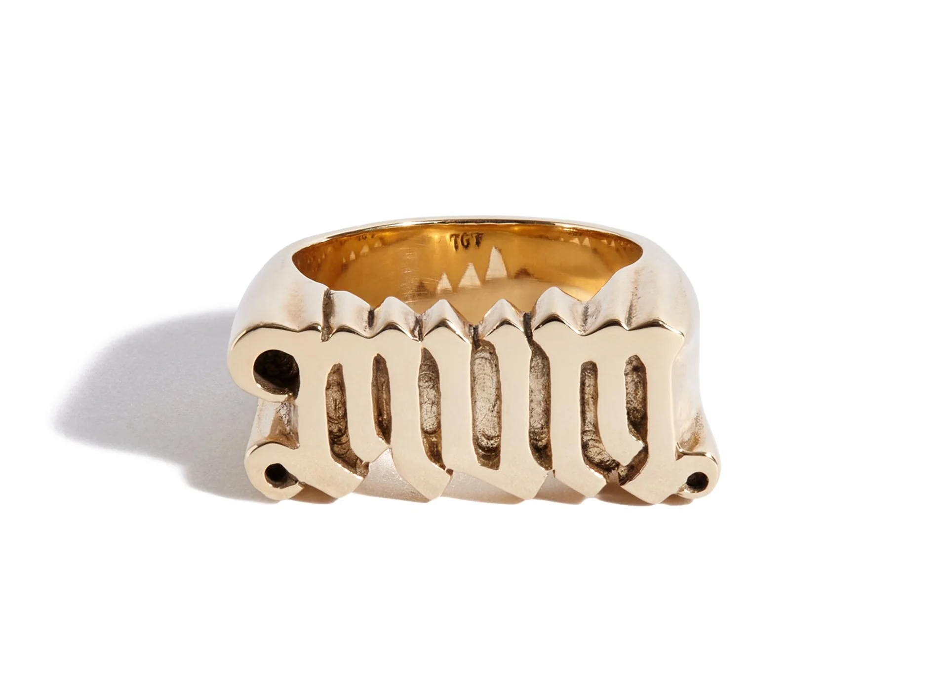 Solid 9ct Gold Mum Ring - Image 2