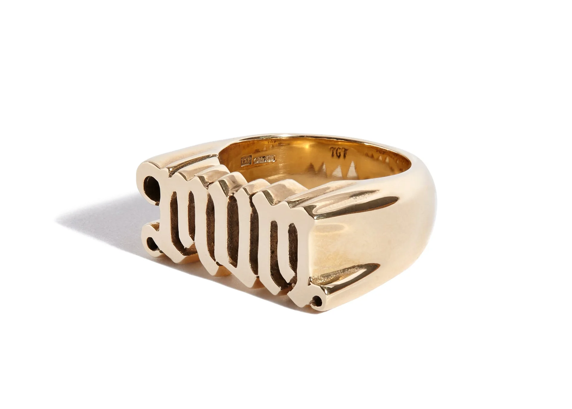 Solid 9ct Gold Mum Ring - Image 3
