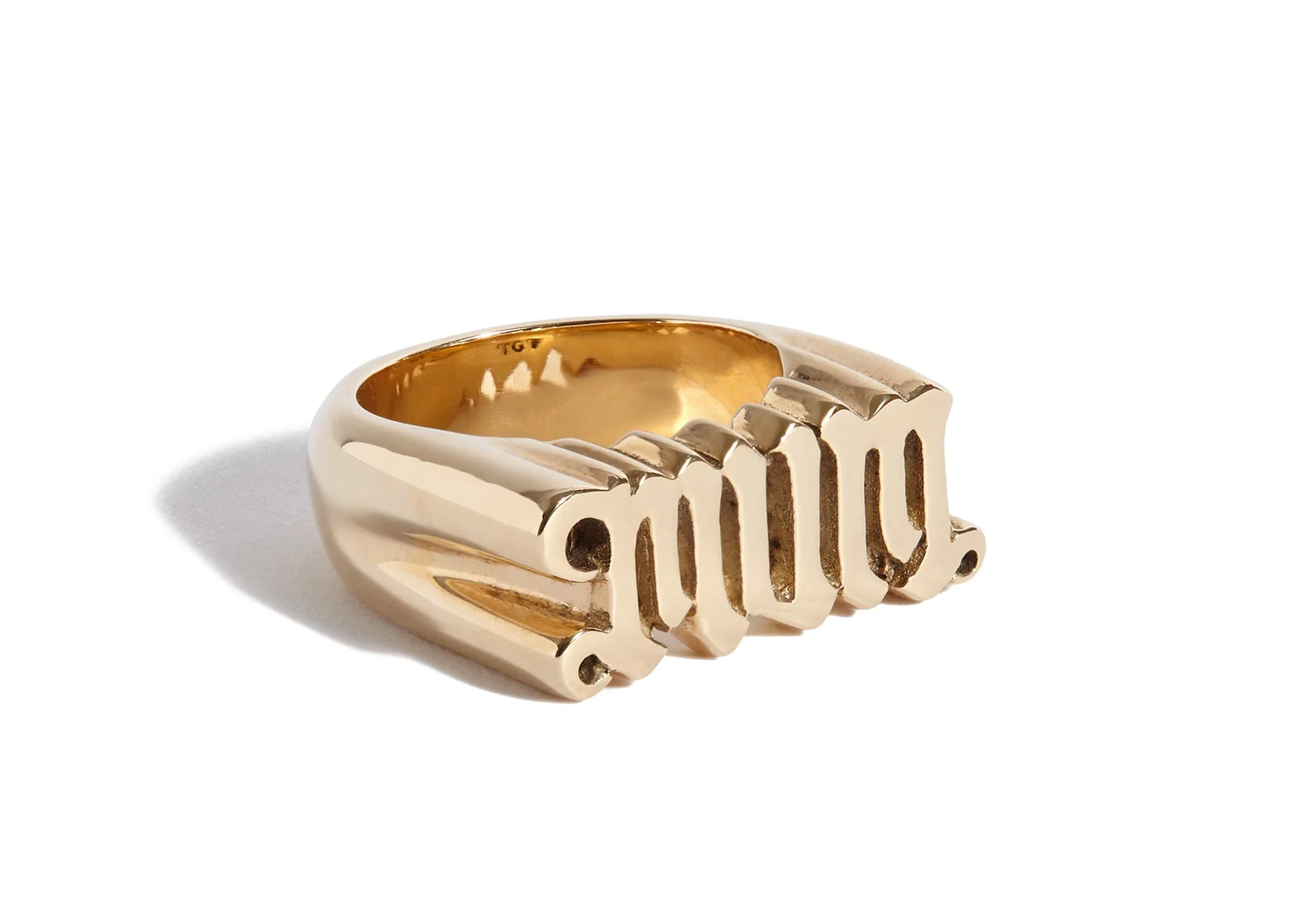 Solid 9ct Gold Mum Ring - Image 4
