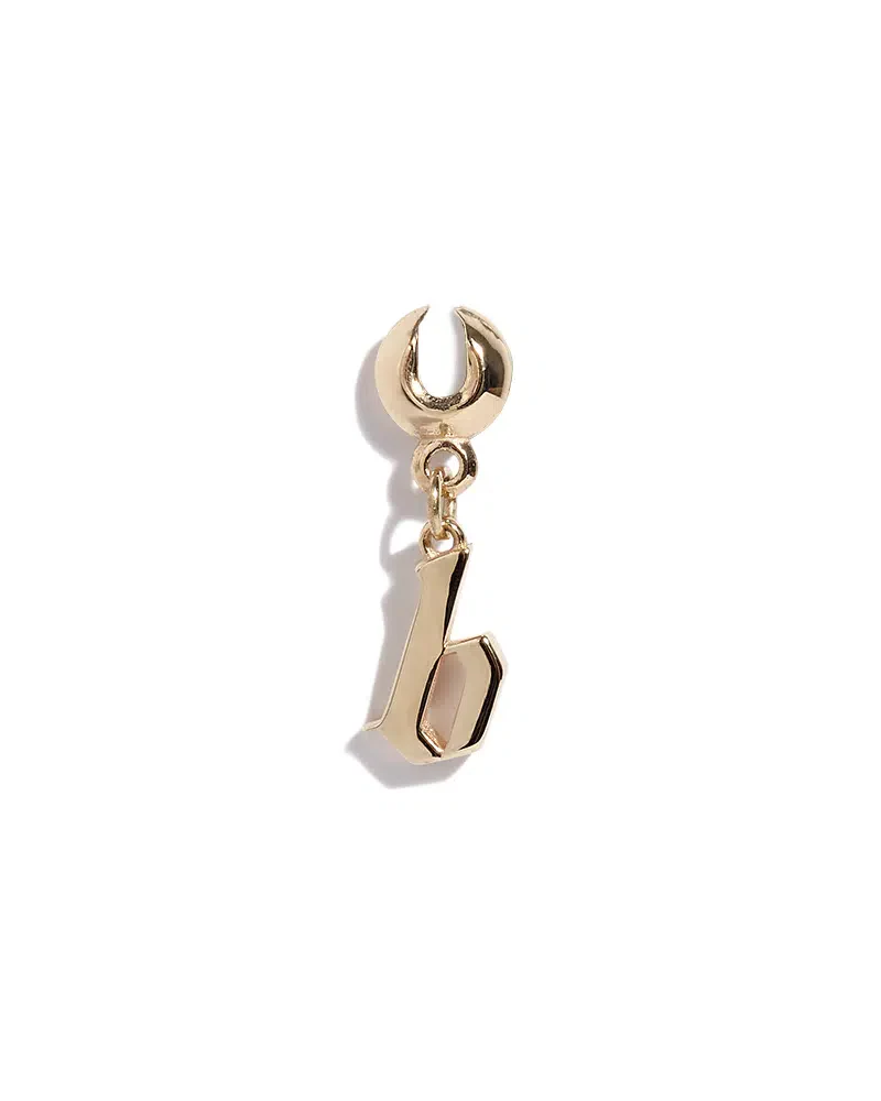 Solid 9ct Gold Sammi Alphabet Charm - Image 2