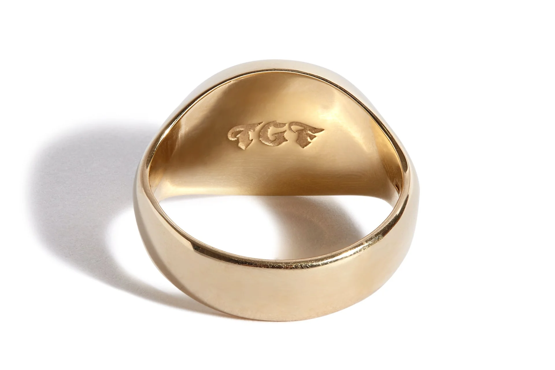 Solid 9ct Gold Sammi x TGF Rose Signet Ring - Image 5