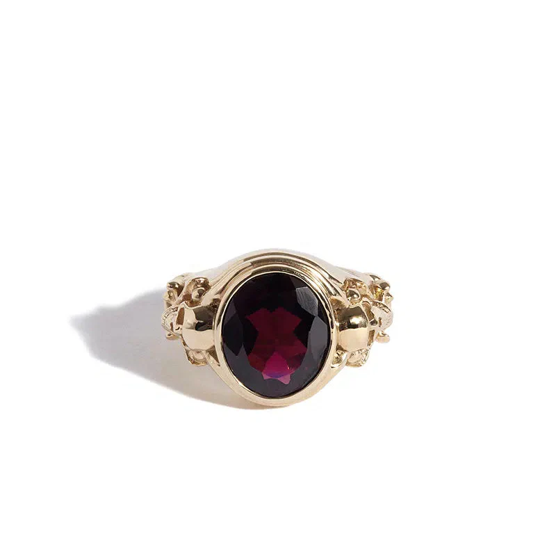 Solid Gold Chalice Ring - Image 3