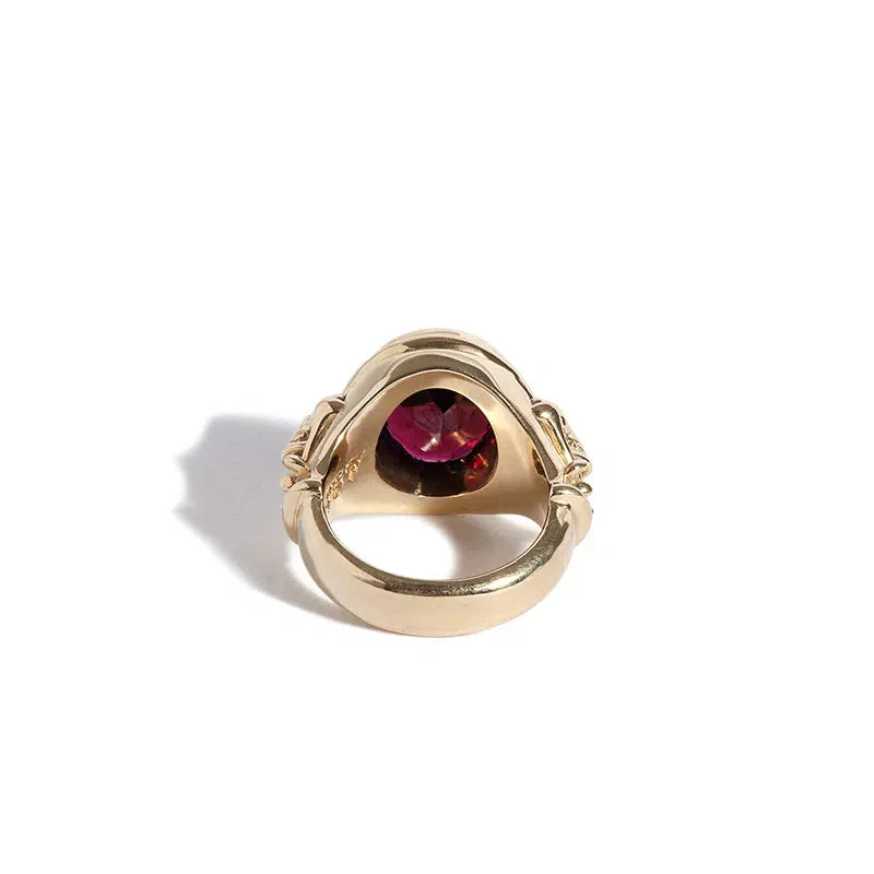 Solid Gold Chalice Ring - Image 5