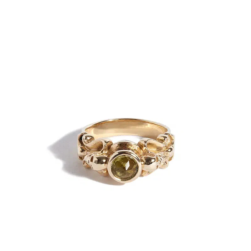 Solid Gold Chatelaine Ring - Image 10