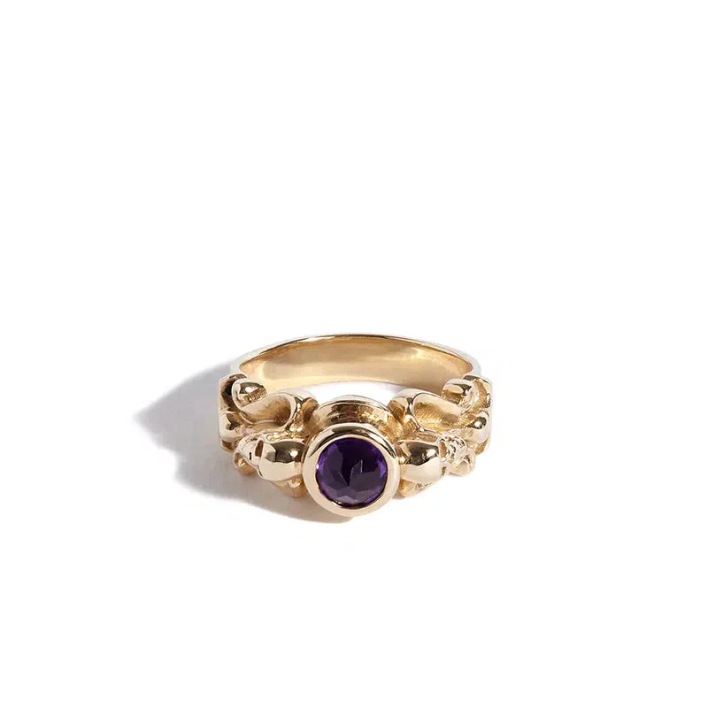 Solid Gold Chatelaine Ring - Image 2