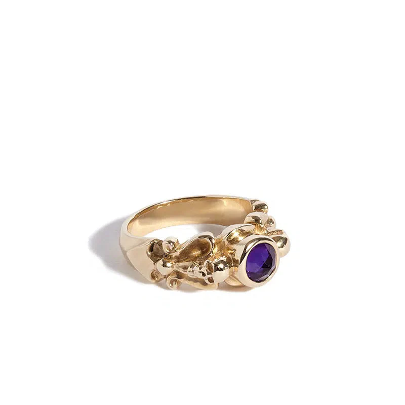 Solid Gold Chatelaine Ring - Image 4