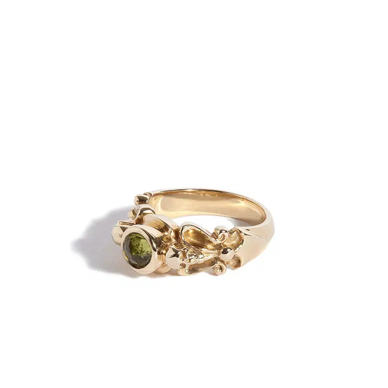 Solid Gold Chatelaine Ring - Image 5