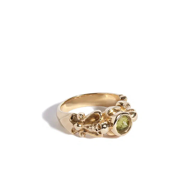 Solid Gold Chatelaine Ring - Image 6