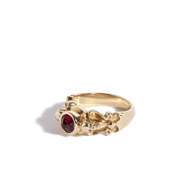Solid Gold Chatelaine Ring - Image 8