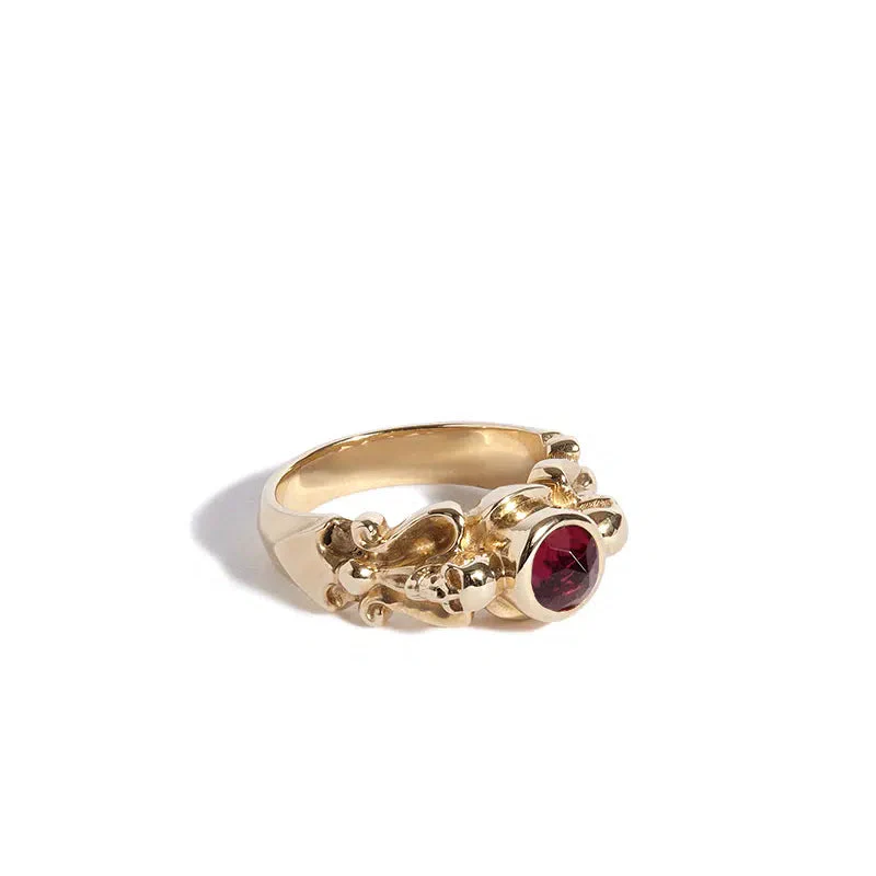 Solid Gold Chatelaine Ring - Image 9