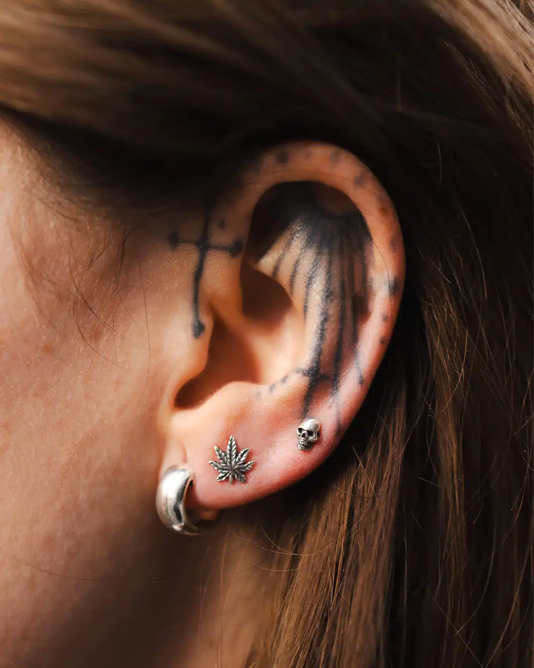 TGF Chunky Hoop Earring (Single) - Image 3