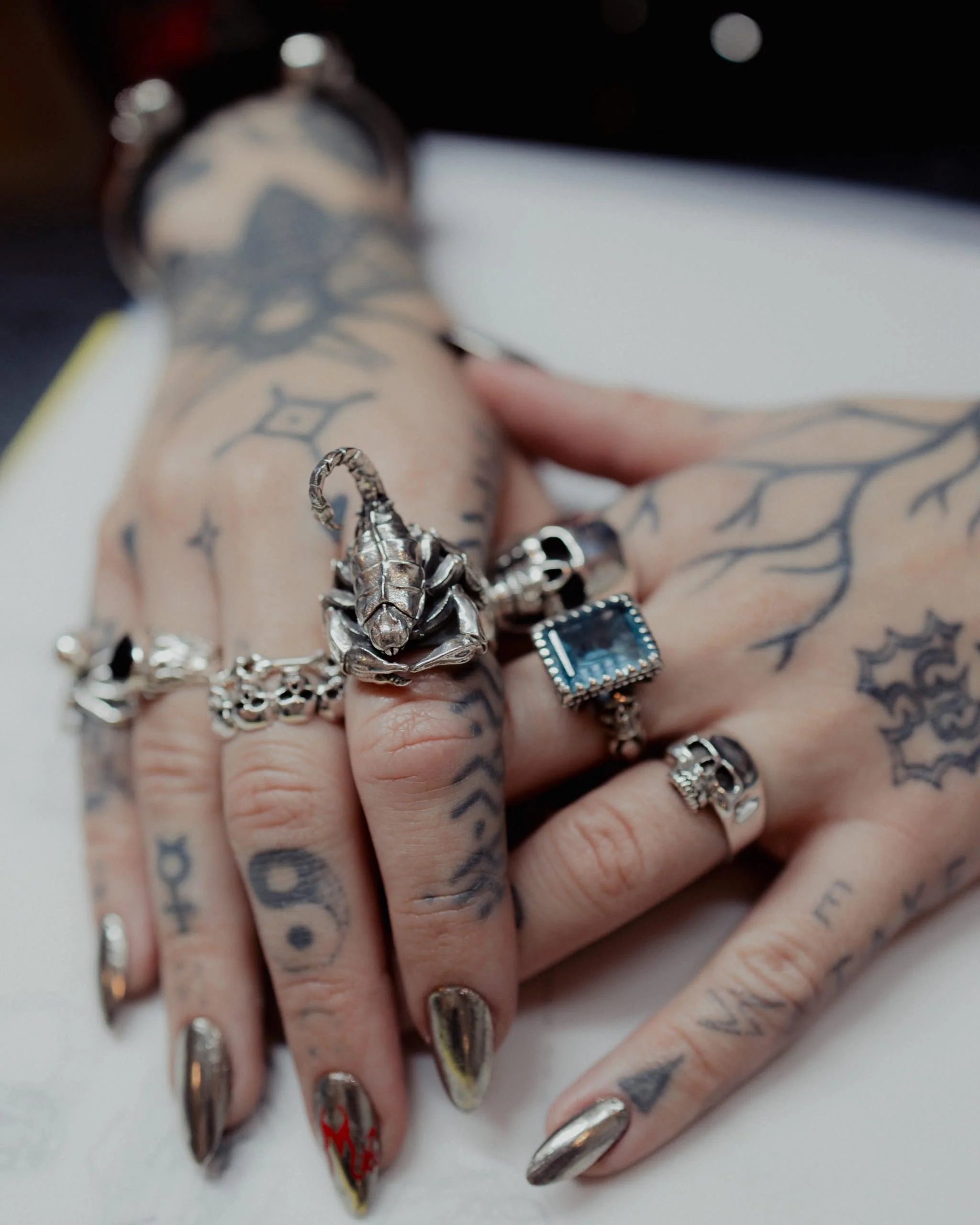 TGF x Emily Malice Scorpion Ring - Image 8