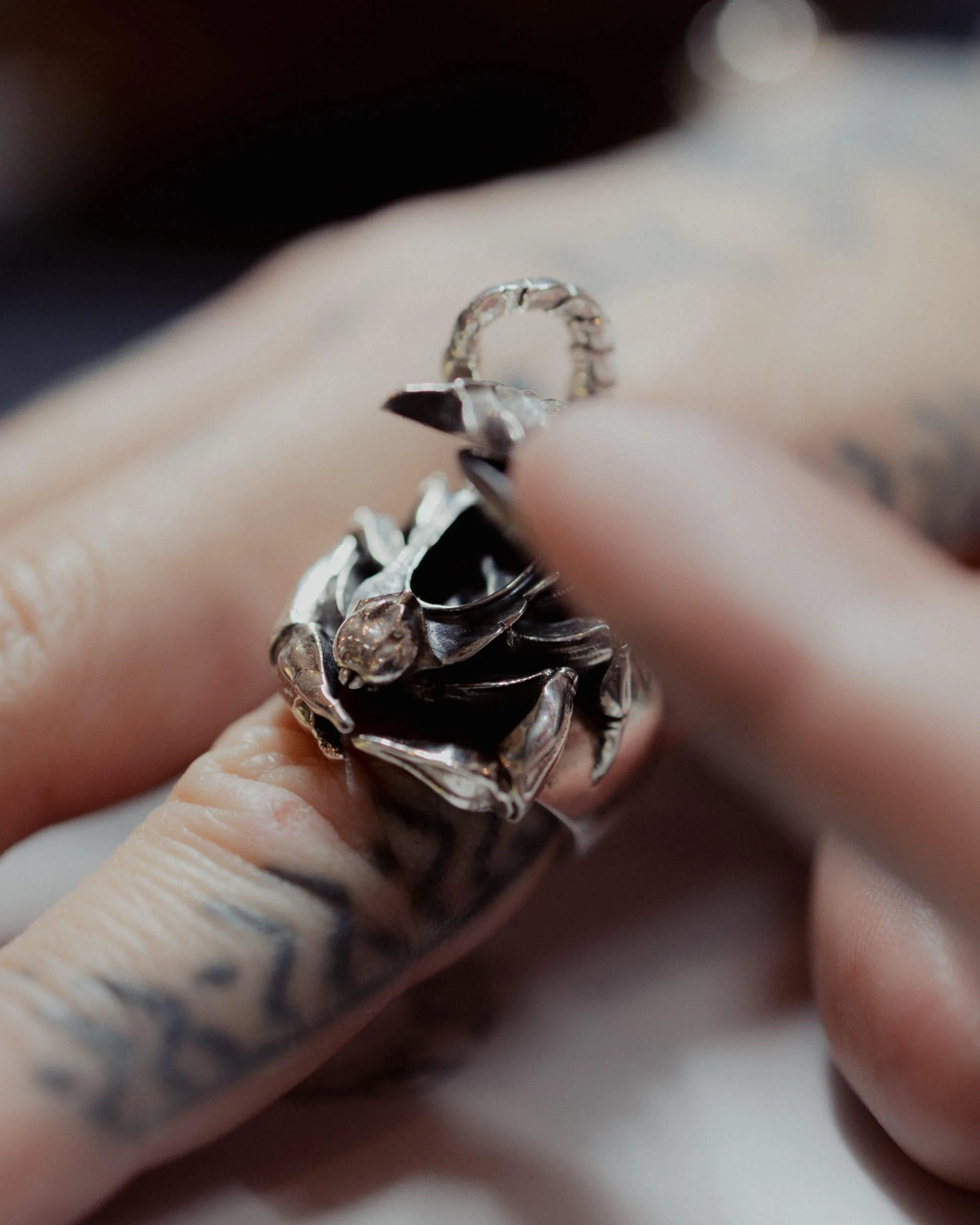 TGF x Emily Malice Scorpion Ring - Image 9