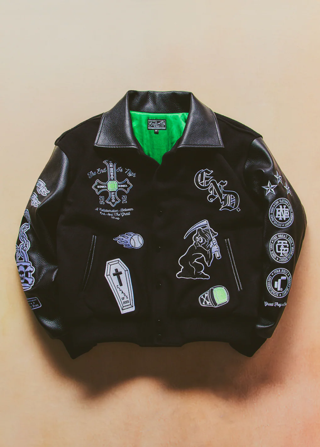 TGF x END. Varsity Jacket - Image 4